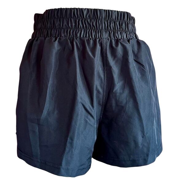 Womens Shorts Large Black NWT Sports Running Workout Beachy Vacation - Picture 4 of 8